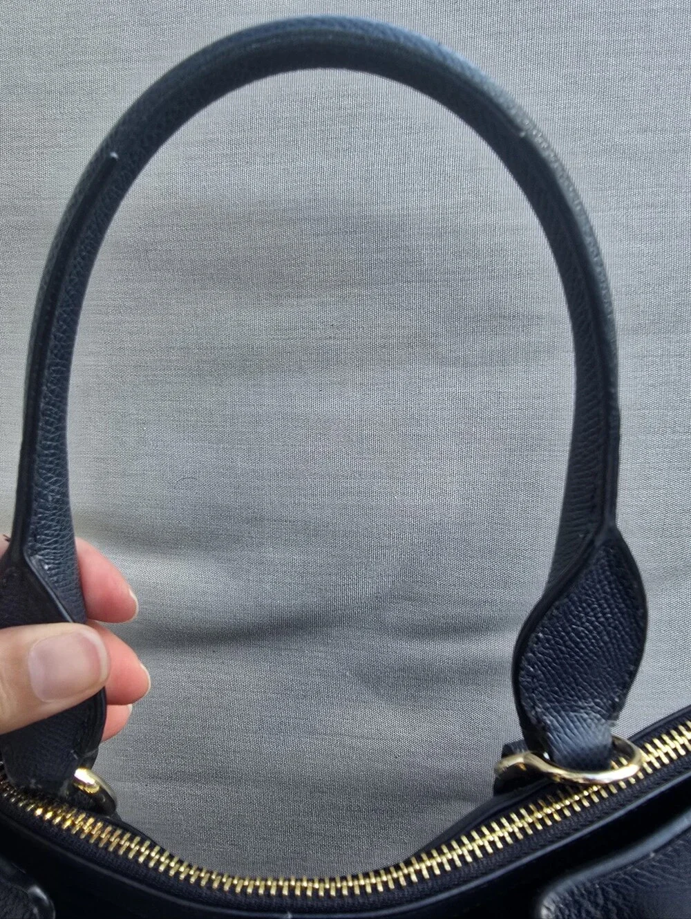 ⭐️Sold⭐🚨Coach Navy Blue Crossgrain Leather Minetta Tote Bag w/ Strap & Scarf 🚨